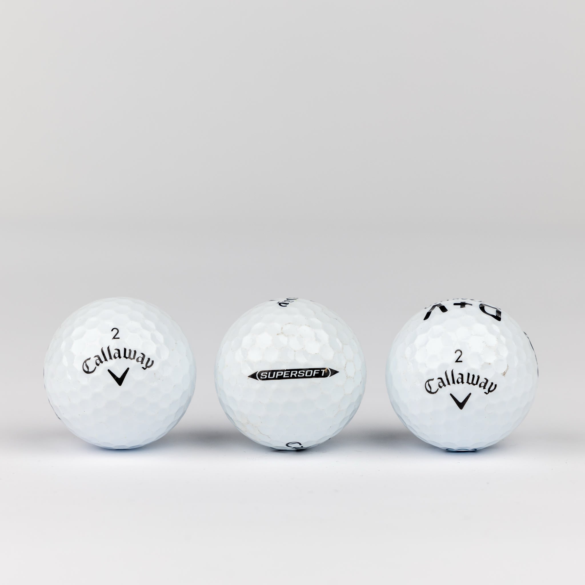 Callaway Supersoft lakeballs (wit, groen, oranje, roze, geel)